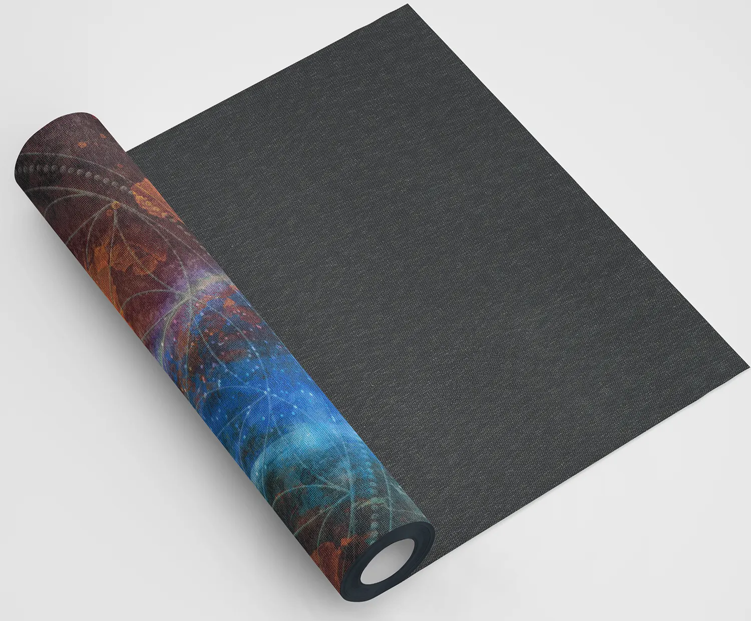 100% Recyclable Frontlit Fabric Gloss 220 Black Back