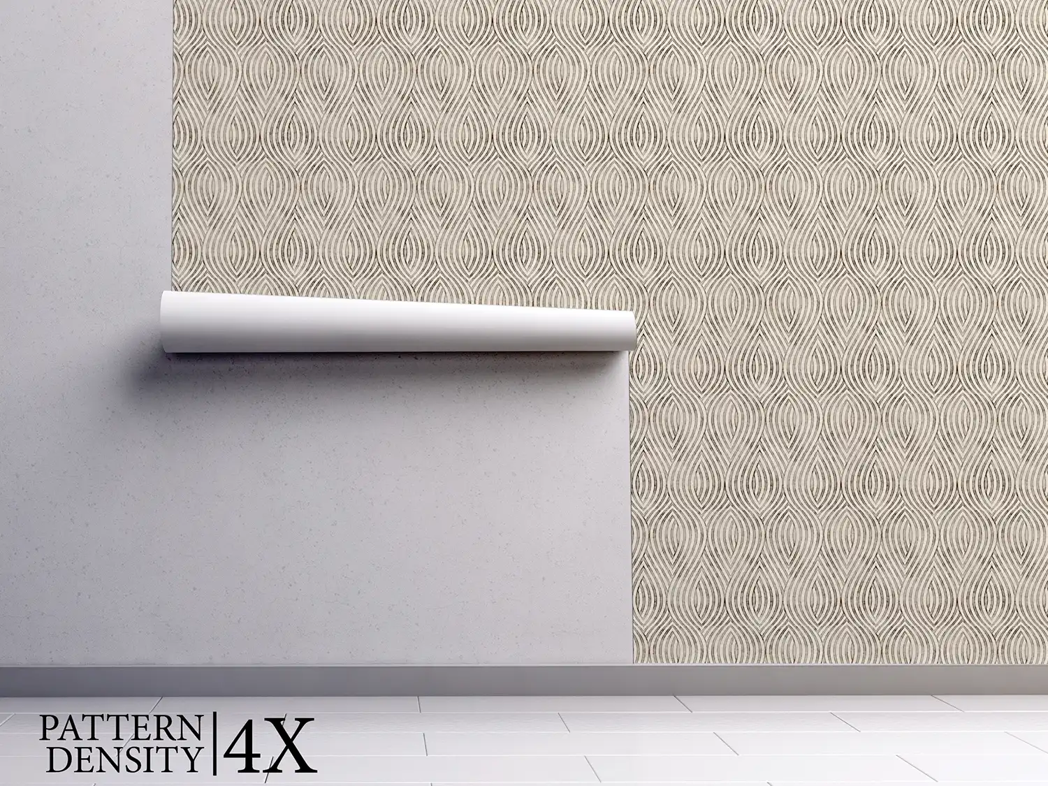 Abstract Striped Petal Pattern – Grunge Floral Seamless Texture, merawalaprint. mera wala print