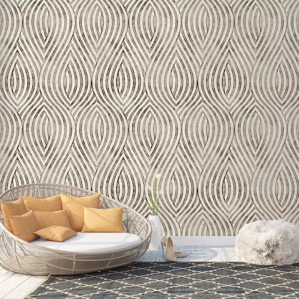 Abstract Striped Petal Pattern – Grunge Floral Seamless Texture, merawalaprint. mera wala print