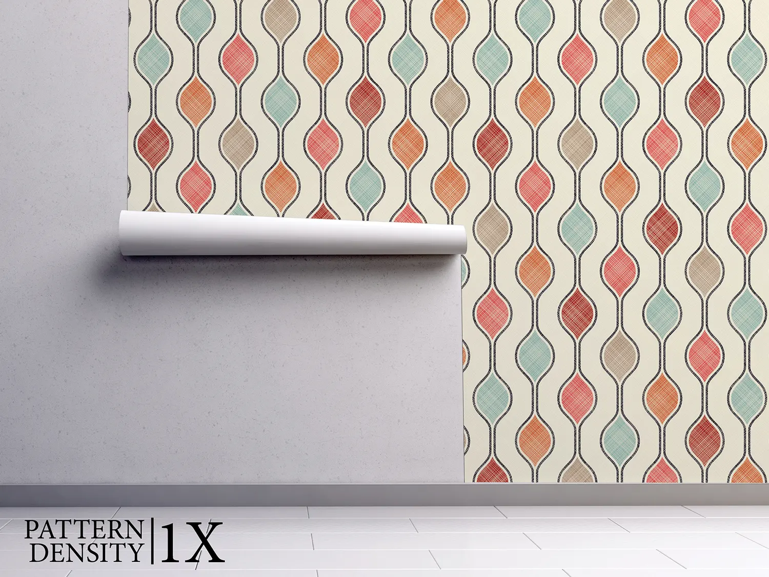 Abstract Wave Stripes Pattern – Seamless Texture Background Design, merawalaprint. mera wala print