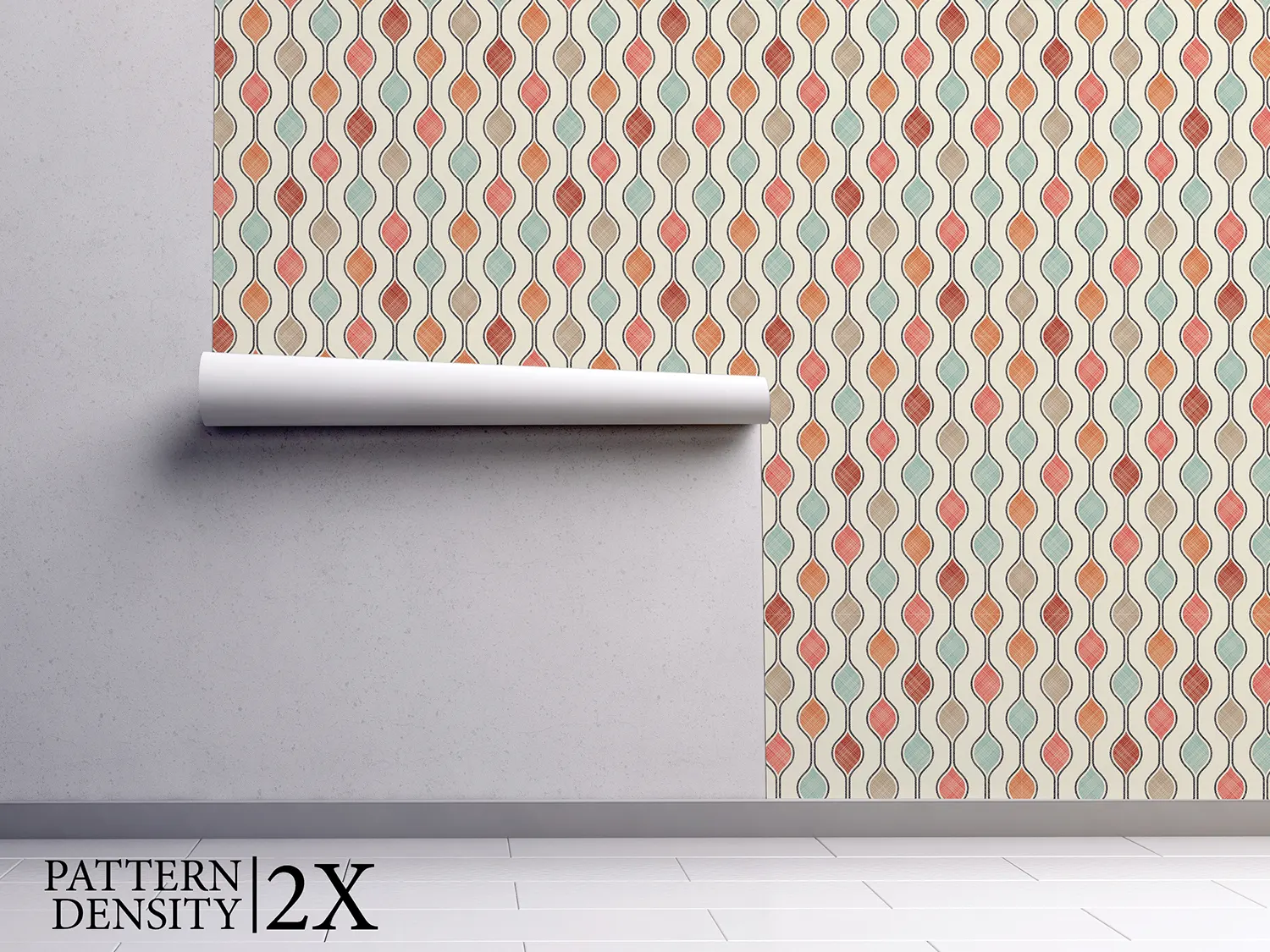 Abstract Wave Stripes Pattern – Seamless Texture Background Design, merawalaprint. mera wala print