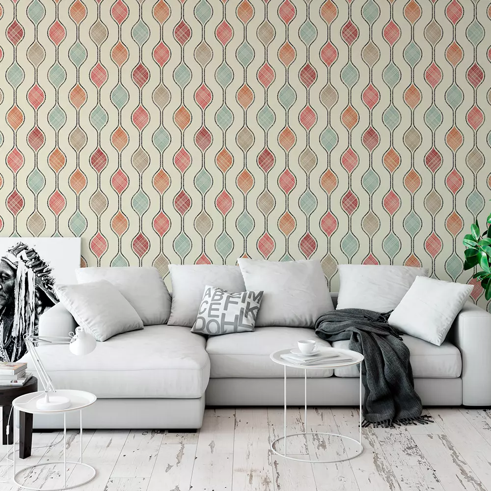 Abstract Wave Stripes Pattern – Seamless Texture Background Design, merawalaprint. mera wala print