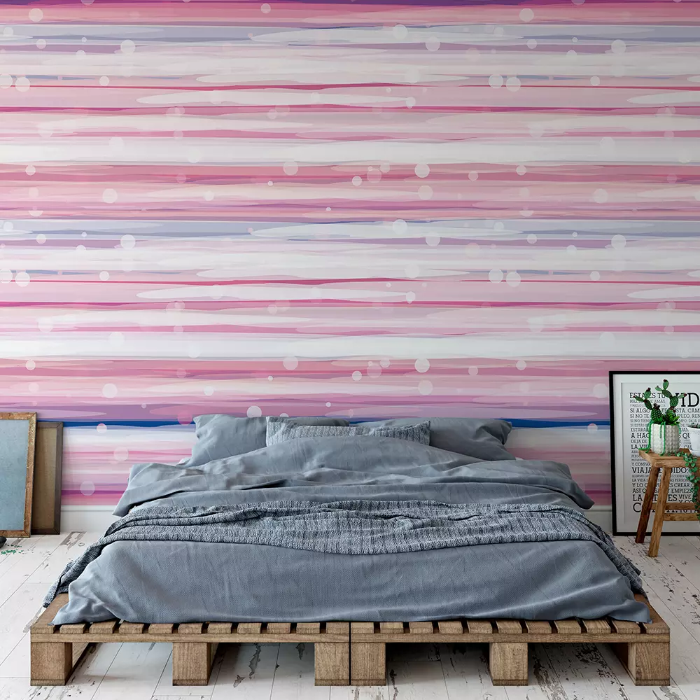 Shimmering Confetti Wallpaper – Festive Striped Pattern with Sparkling Texture