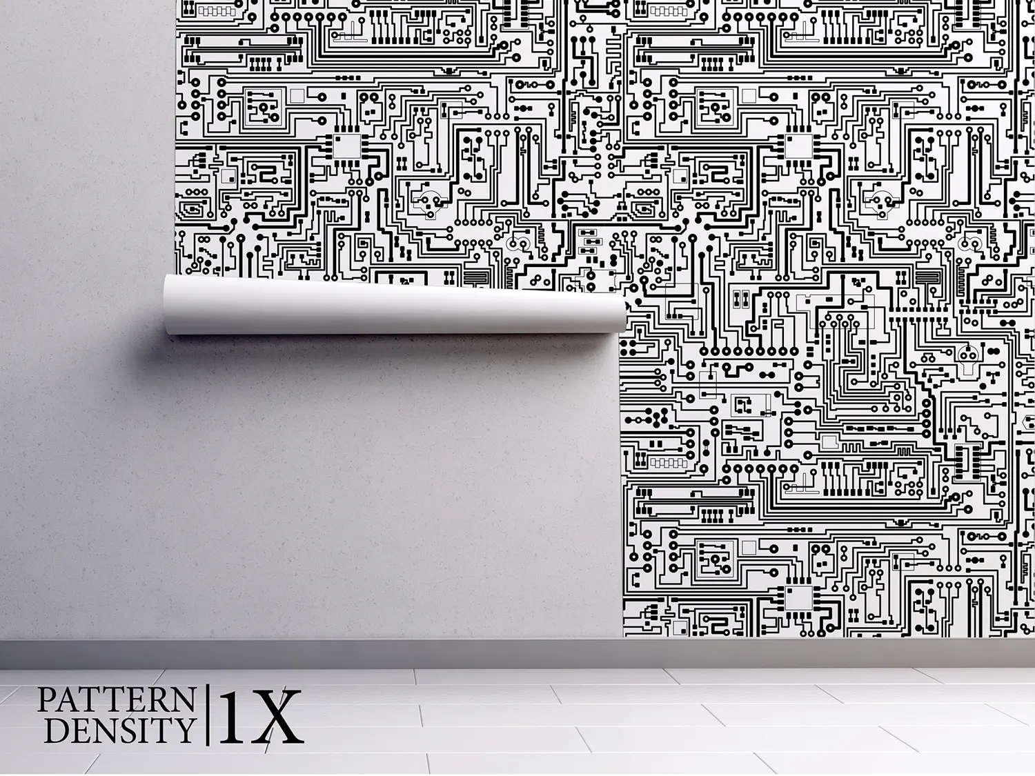 Computer Circuit Board Pattern – Seamless Vector Tech Texture, merawalaprint. mera wala print