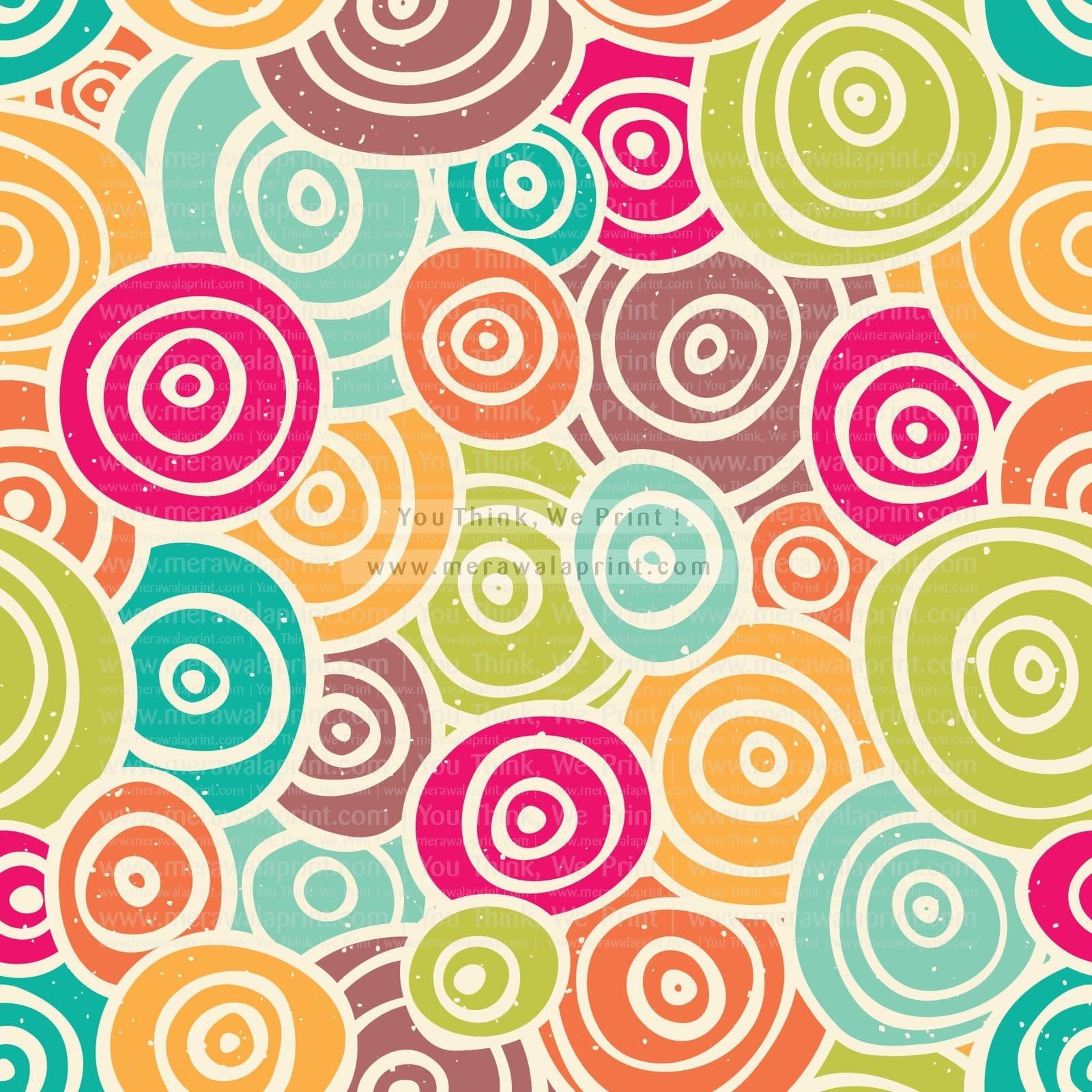 EyeCandy – Colorful Candy Pattern for Kids' Room Decor, merawalaprint. mera wala print