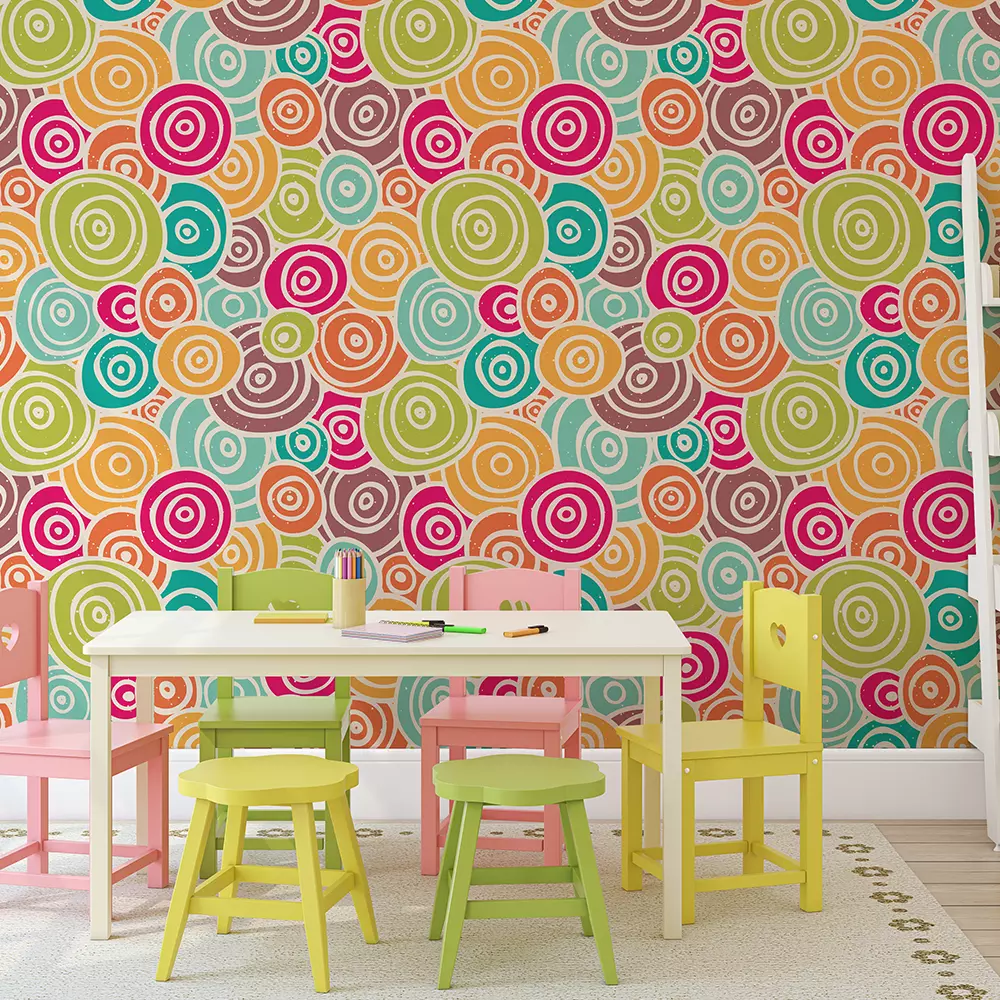 EyeCandy – Colorful Candy Pattern for Kids' Room Decor, merawalaprint. mera wala print