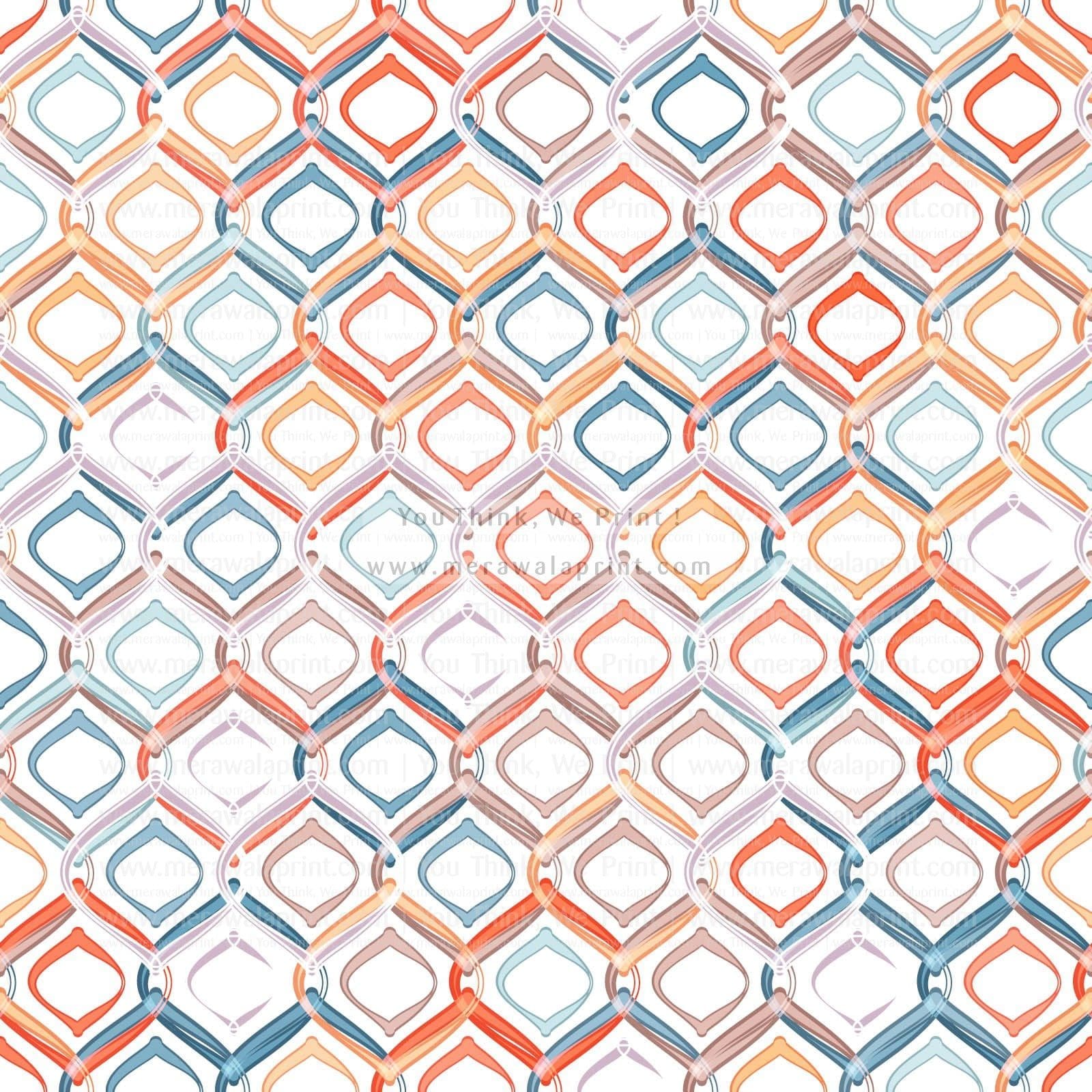 Geometric simple vector repeating texture. Minimalistic interlocking elements background.