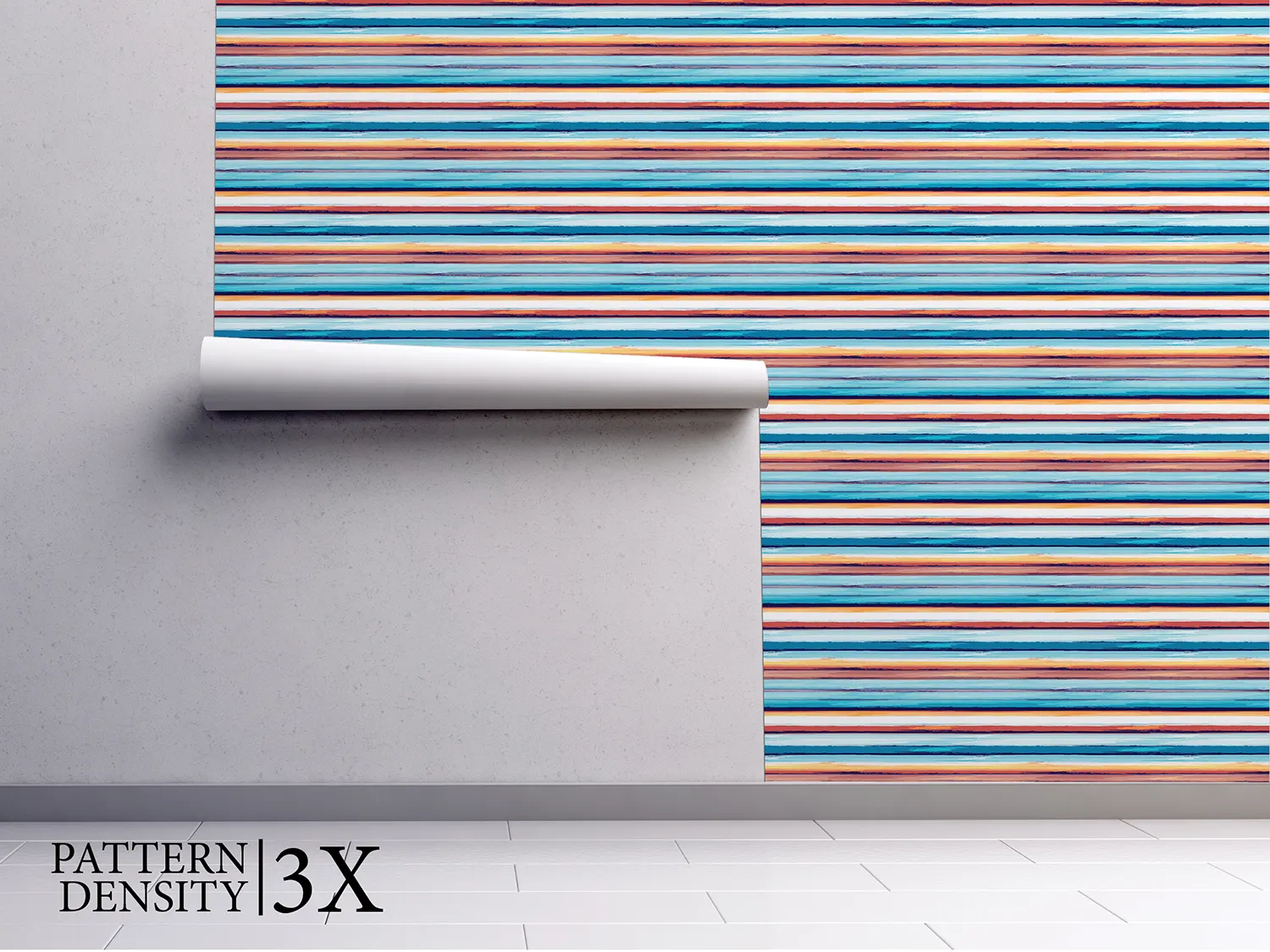 Hand-Painted Fashion Stripes Wallpaper – Artistic Brushstroke Wall Design, merawalaprint. mera wala print