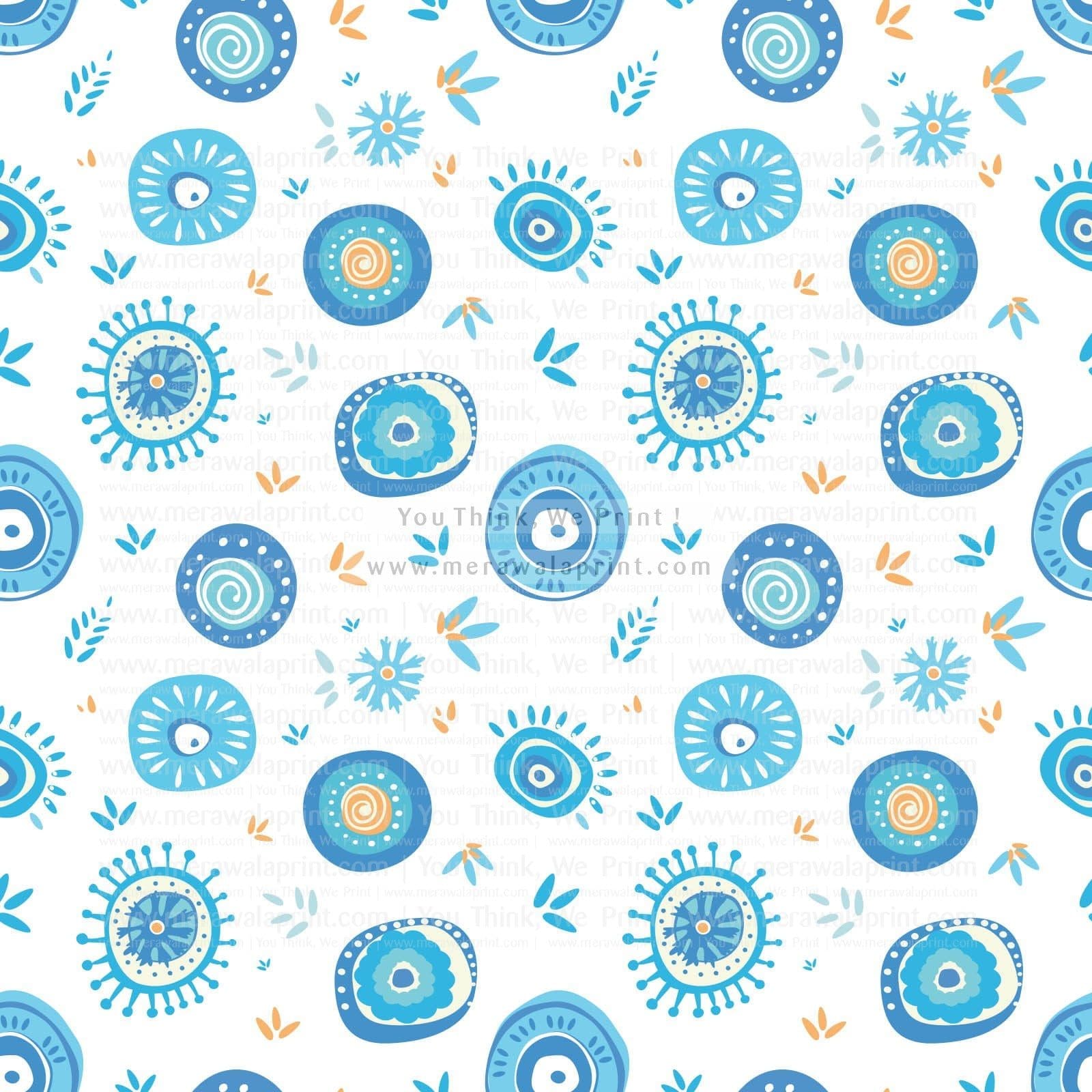 Pastel Blue Flowers Wallpaper – Elegant Floral Wall Covering for Large Walls, merawalaprint. mera wala print
