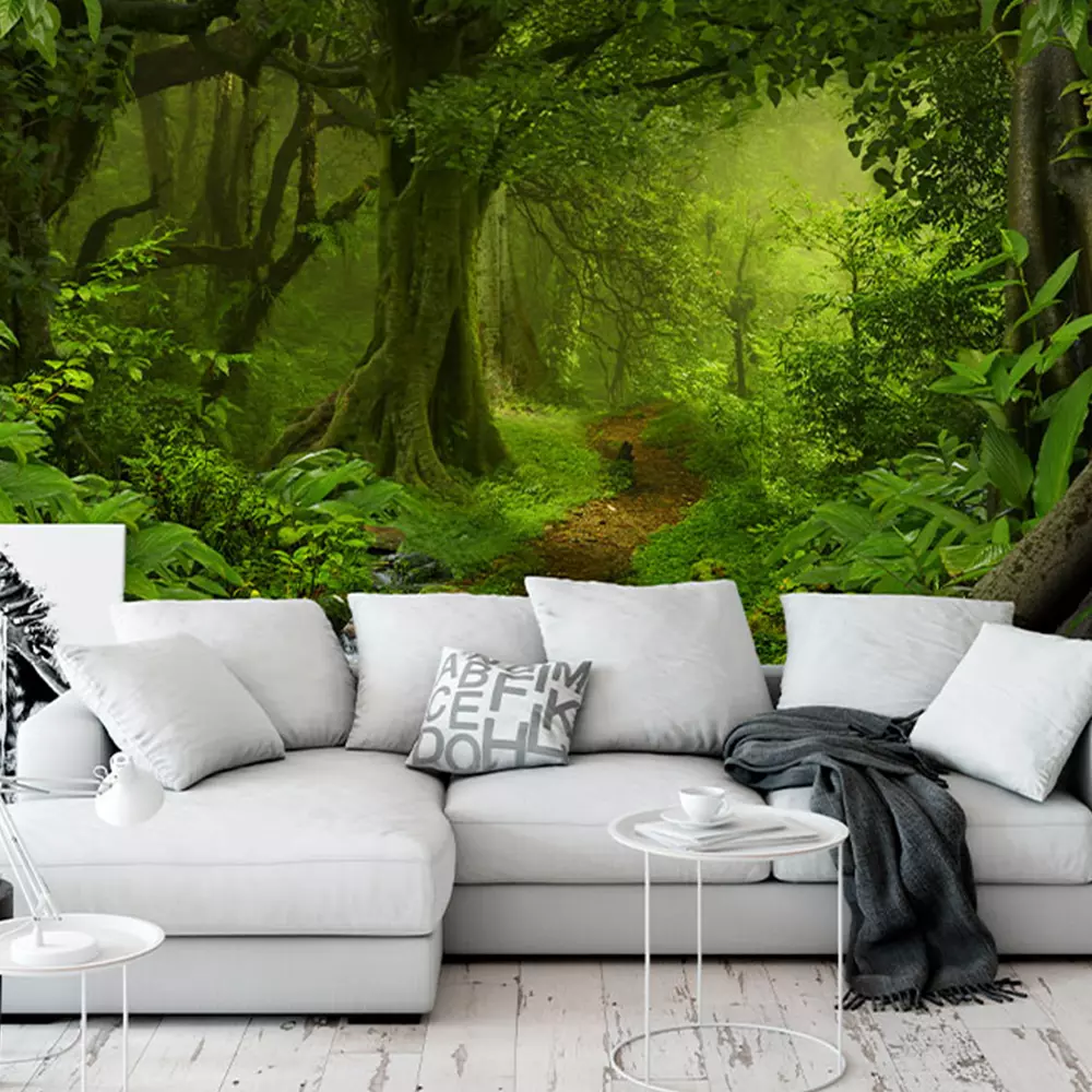 TROPICAL JUNGLE WITH PATHWAY