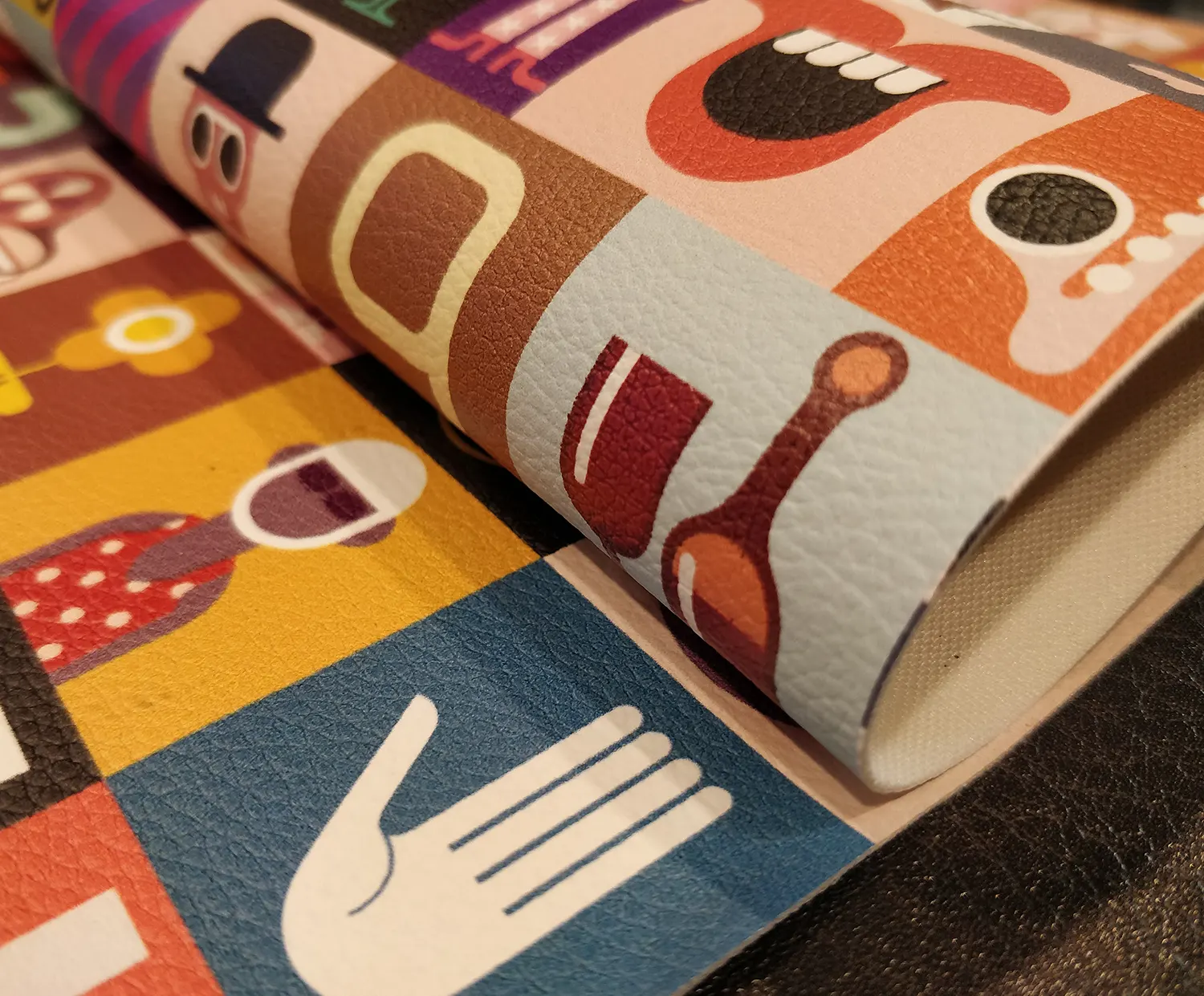 Fade scratch resistant leatherette or faux leather prints by Mera Wala Print Delhi, India