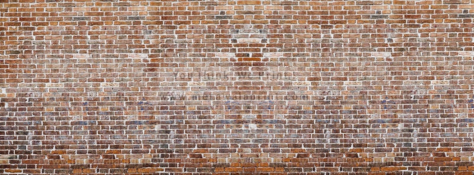 Realistic brick wall wallpaper custom printed by Mera Wala Print for stylish home and commercial decor.