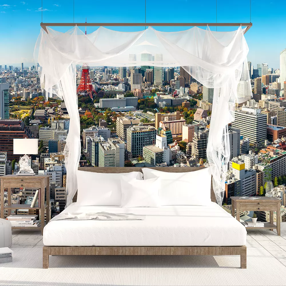 Tokyo Tower Wallpaper - Ultra HD Panoramic Japan Skyline