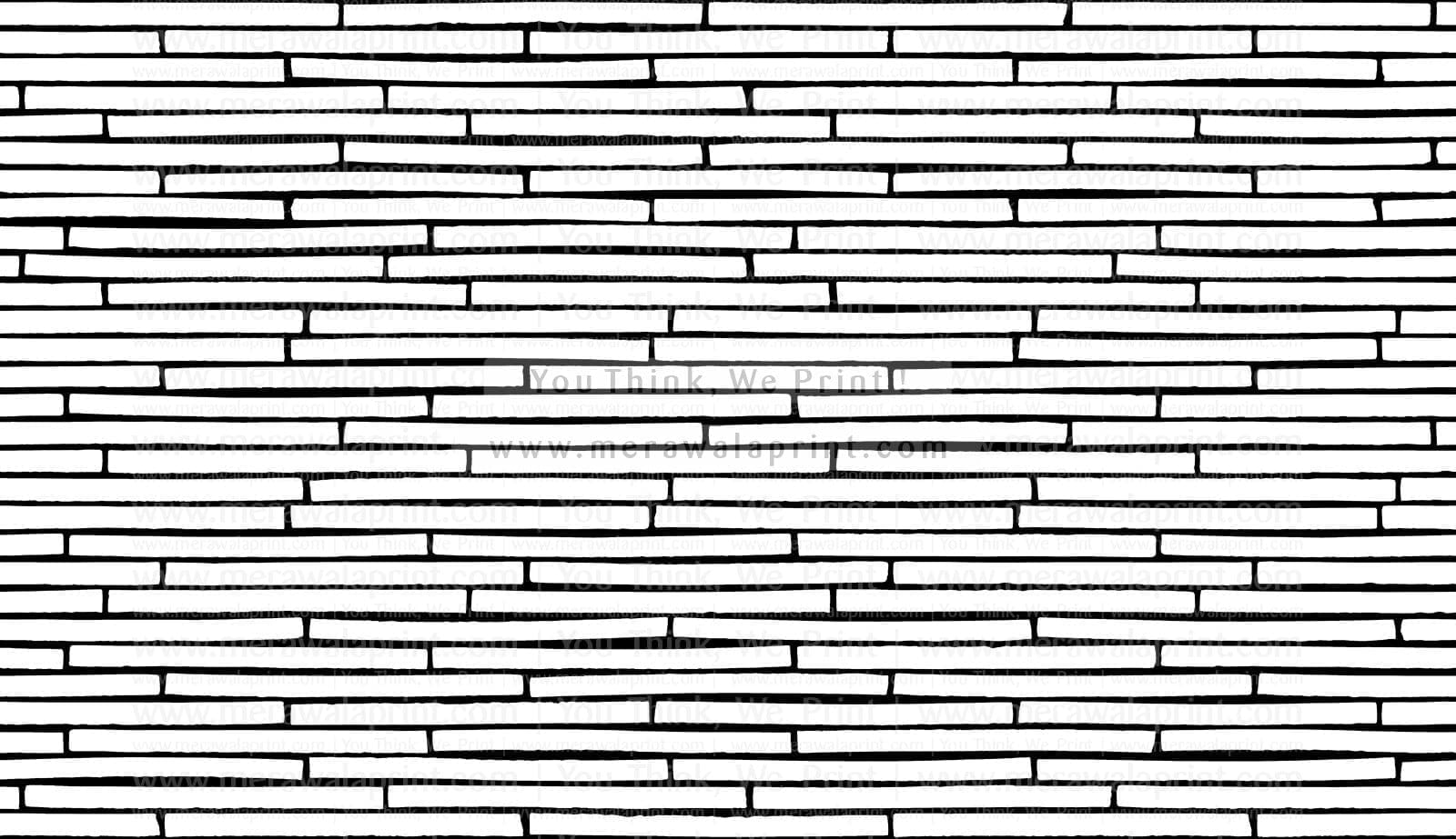 Realistic brick wall wallpaper custom printed by Mera Wala Print for stylish home and commercial decor.