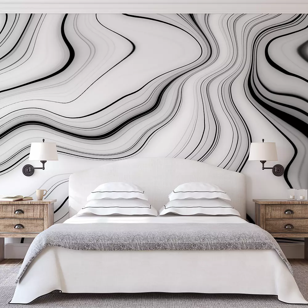White Marble Wallpaper - Elegant Abstract Marble Texture Design