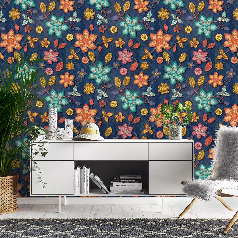 Abstract Floral seamless