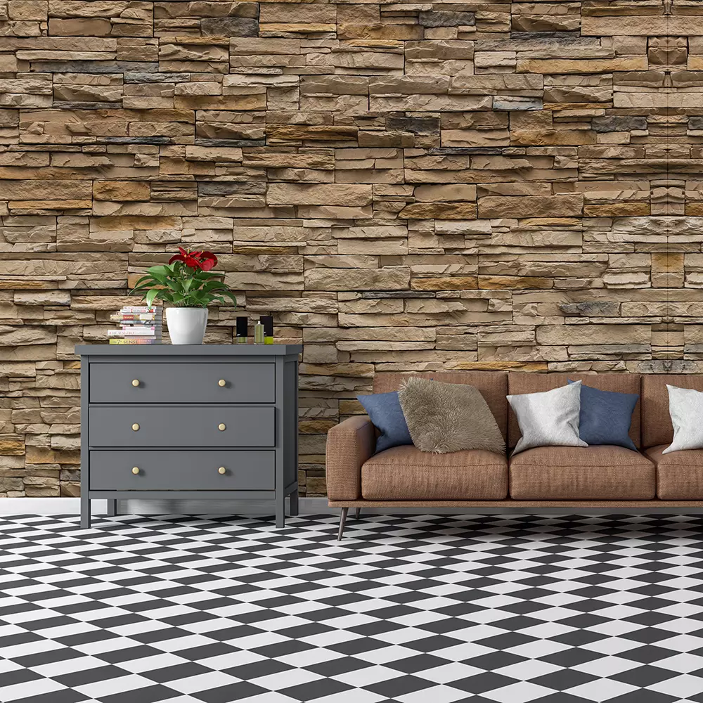 Natural rough horizontal Stone