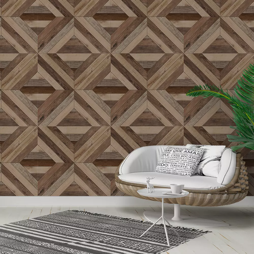 X shaped seamless pattern with Geometric
