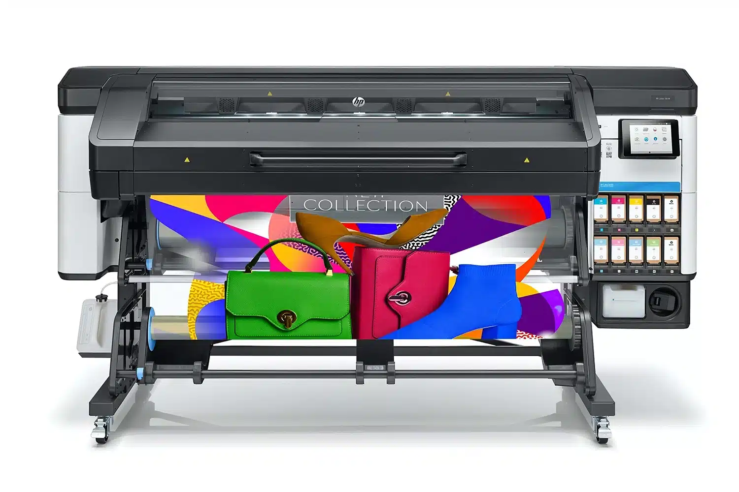 HP Latex 730W large-format printer used for professional printing at Mera Wala Print